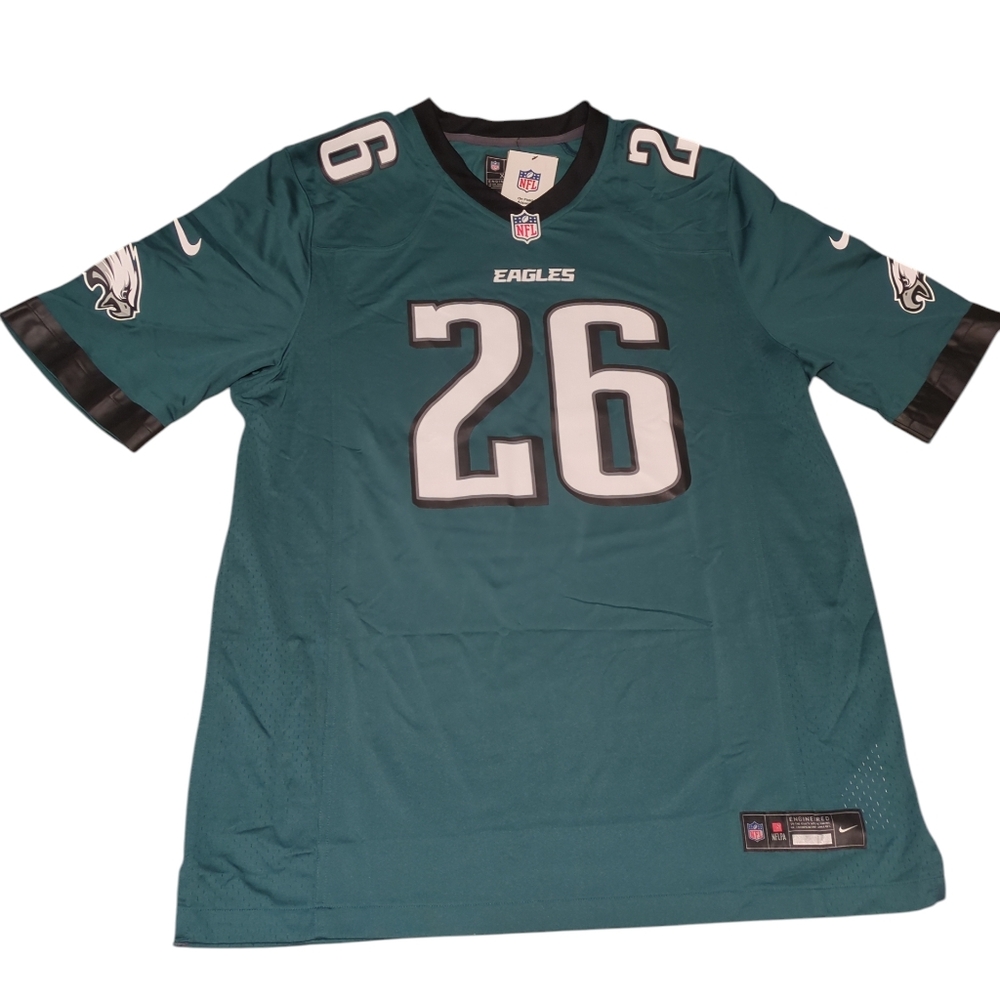 Nike NFL Eagles Sanders #26 Teal and Black Men's Jersey Size XL - Picture 1 of 9